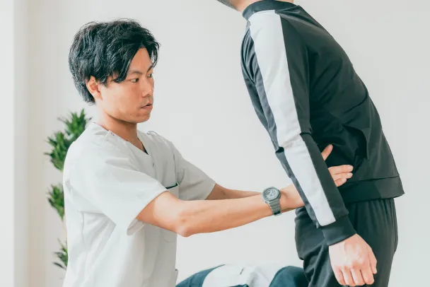 痛みの変化を確認することで状態を評価